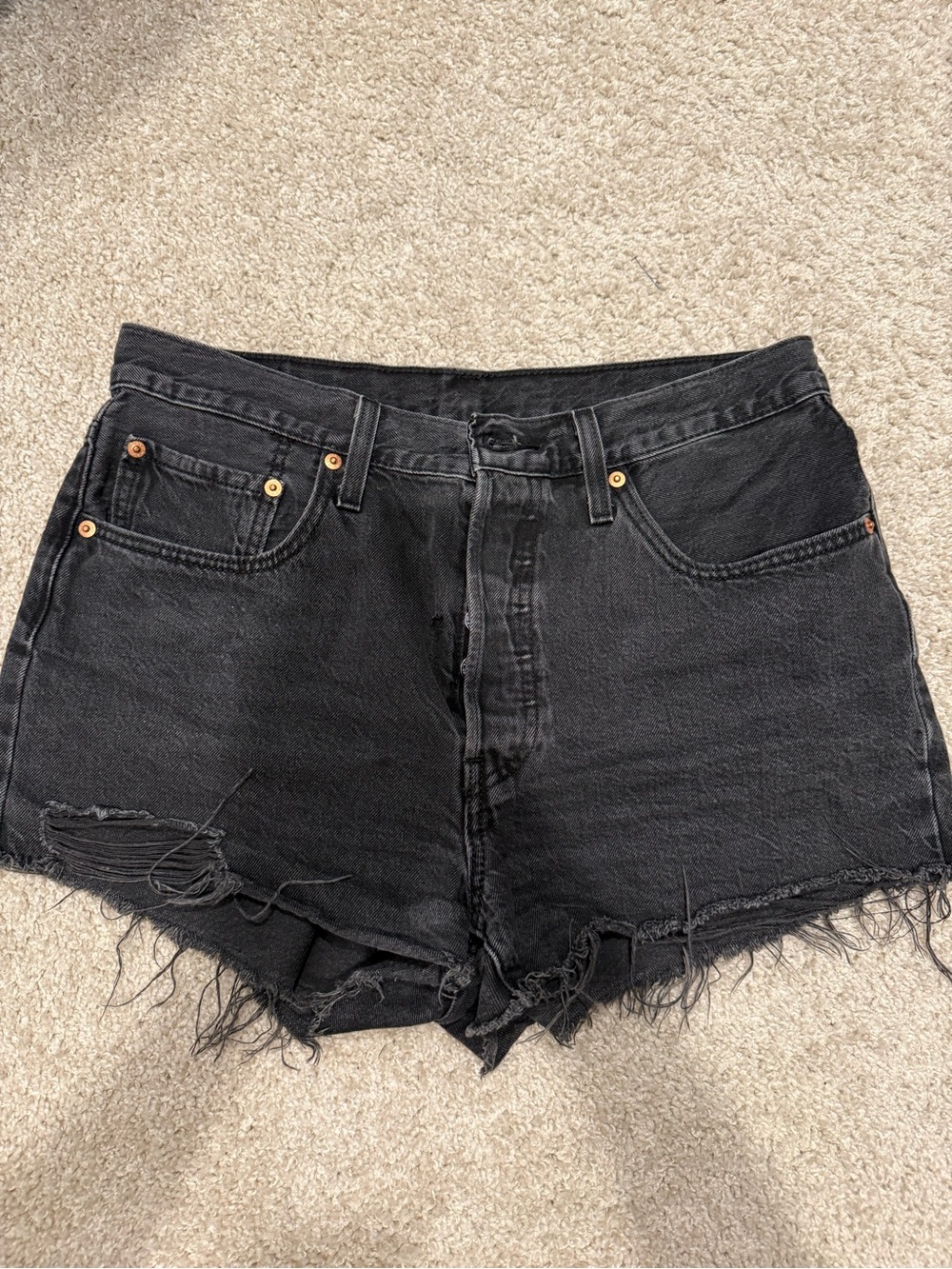 Women's Black Levis Shorts size 31
